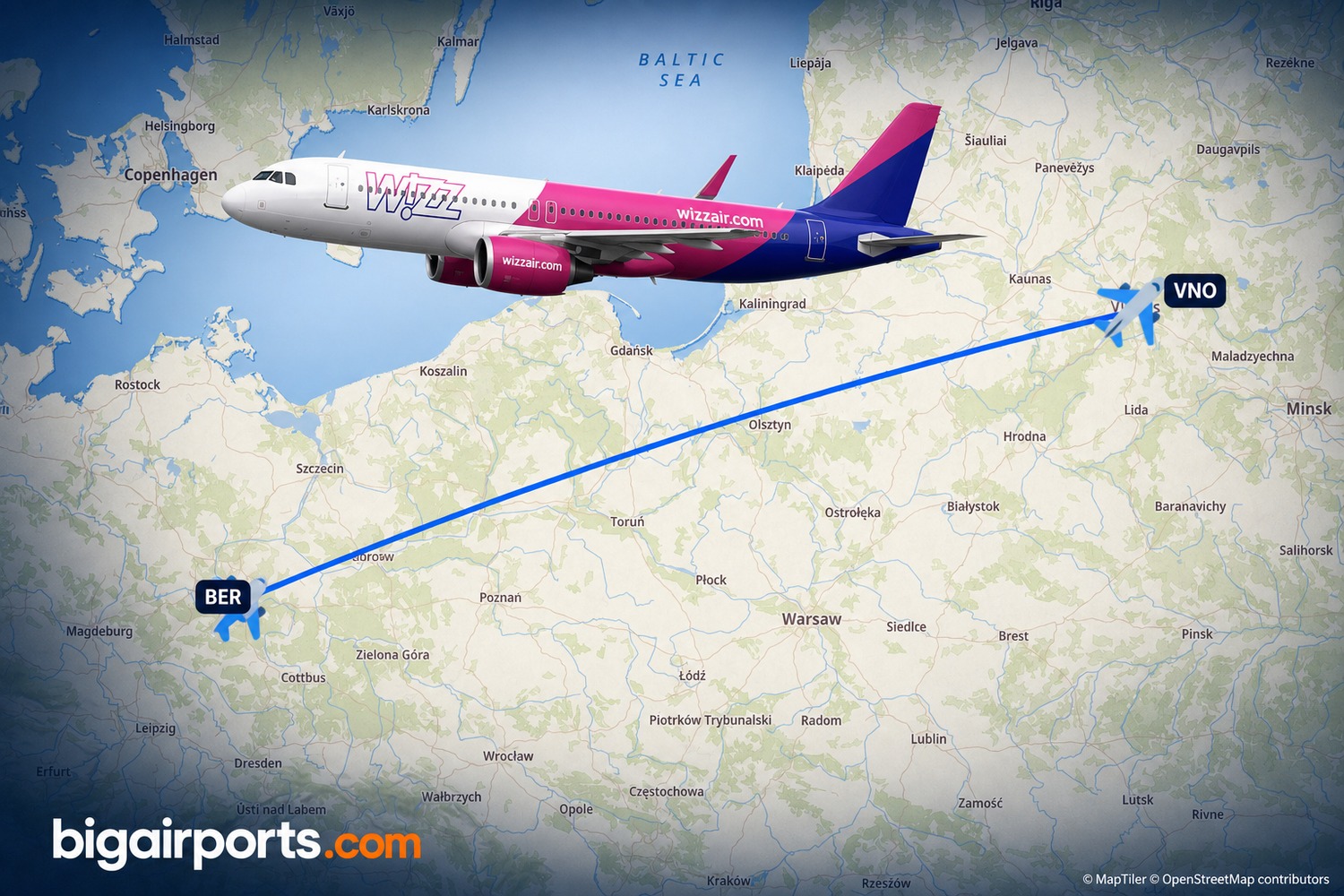 Wizz Air to Launch Vilnius-Berlin Route Three Times Weekly