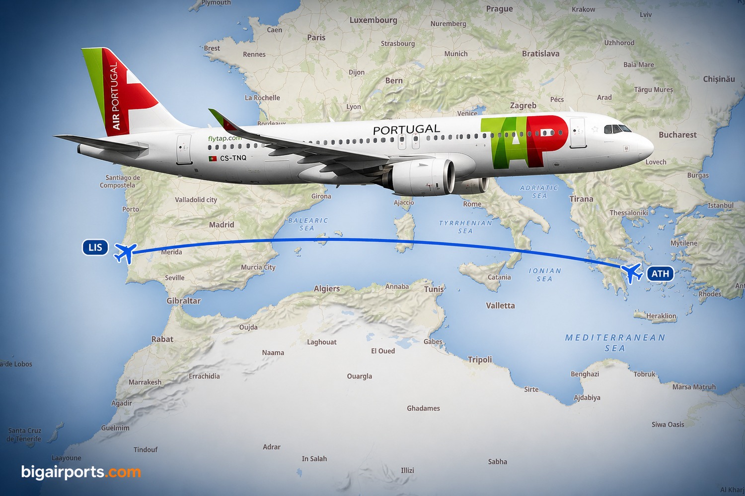 TAP Air Portugal Launches Year-Round Lisbon–Athens A320neo Service